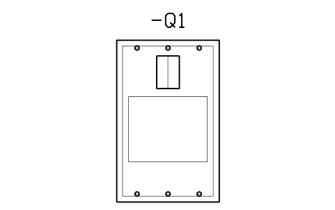 Vorschau des Symbols Moulded case circuit breaker 160 A, Block CPL_MCCB_160