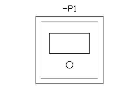 Vorschau des Symbols Panel meter 48 x 48, Block CPL_METER_48
