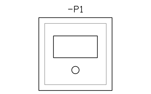 Vorschau des Symbols Panel meter 96 x 96, Block CPL_METER_96