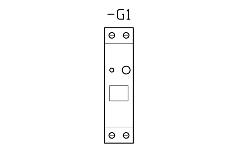 Vorschau des Symbols Power supply 24 V DC, 2 A, Block CPL_PSU_24V_2A