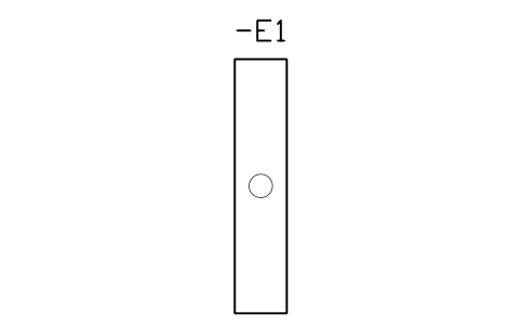 Vorschau des Symbols Rail end stop, Block CPL_RAIL_END_STOP