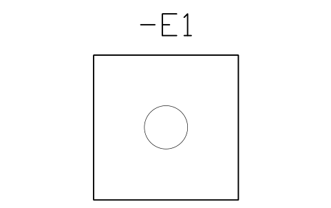 Vorschau des Symbols Rail mounting foot, Block CPL_RAIL_STANDOFF