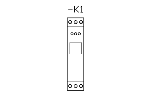 Vorschau des Symbols Safety relay, 22.5 mm, Block CPL_RELAY_SAFETY