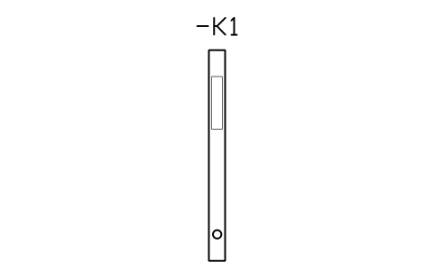 Vorschau des Symbols Interface relay, slim 6.2 mm, Block CPL_RELAY_SLIM_62