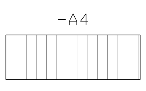 Vorschau des Symbols Remote I/O station, 12 slots, Block CPL_REMOTE_IO_12