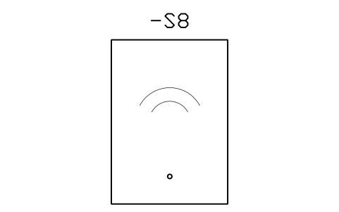 Vorschau des Symbols Badge reader, door-mounted, Block CPL_RFID_READER