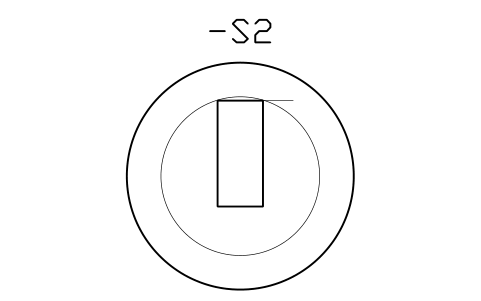 Vorschau des Symbols Selector switch, 2 position, Block CPL_SELECTOR_2