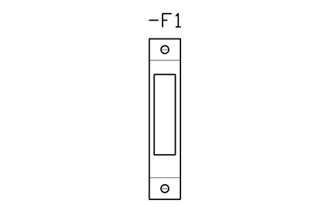 Vorschau des Symbols Surge protective device, 1 pole, Block CPL_SPD_1P