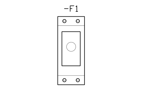 Vorschau des Symbols Surge arrester pair, class 1 (spark gap), Block CPL_SPD_SPARKGAP