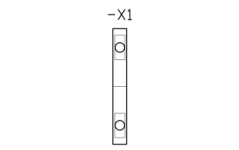 Vorschau des Symbols Feed-through terminal block, 6.2 mm, Block CPL_TERM_6