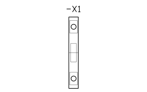 Vorschau des Symbols Fuse terminal block, 8.2 mm, Block CPL_TERM_FUSE