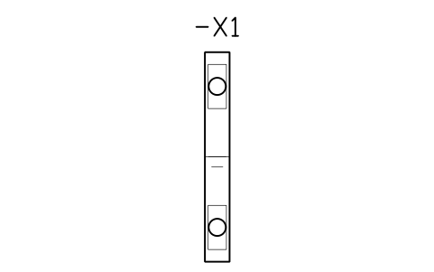 Vorschau des Symbols PE terminal block, 6.2 mm, Block CPL_TERM_PE_6