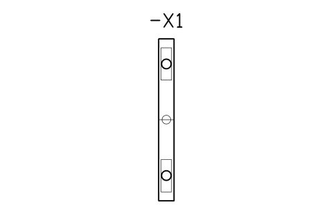 Vorschau des Symbols Sensor/actuator terminal block, Block CPL_TERM_SENSOR