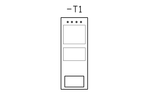 Vorschau des Symbols Frequency converter 2.2 kW, Block CPL_VFD_2K2