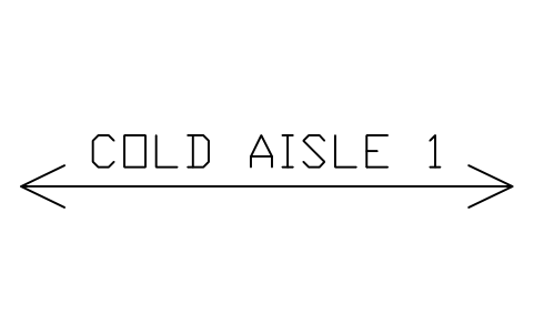Vorschau des Symbols Aisle label, Block DCL_AISLE_LABEL