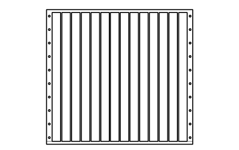Vorschau des Symbols Blade chassis 10U, Block DCL_EL_BLADE_10U