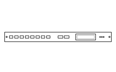 Vorschau des Symbols Firewall 1U, Block DCL_EL_FIREWALL_1U