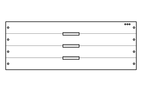 Vorschau des Symbols Storage shelf 4U, Block DCL_EL_JBOD_4U