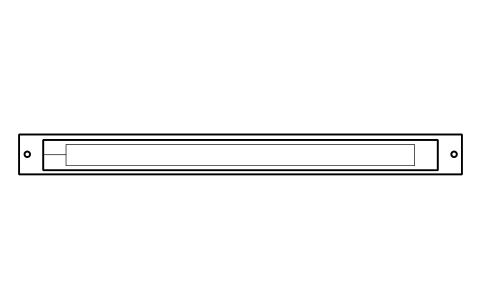 Vorschau des Symbols KVM console drawer 1U, Block DCL_EL_KVM_1U