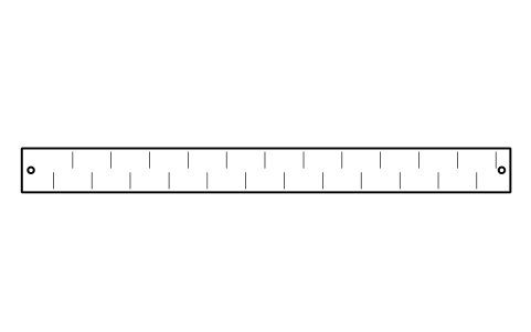 Vorschau des Symbols Cable manager 1U, Block DCL_EL_MGR_1U