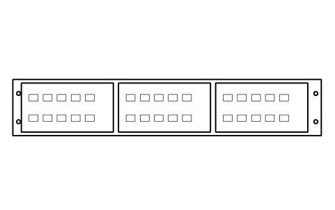 Vorschau des Symbols Router 2U, Block DCL_EL_ROUTER_2U
