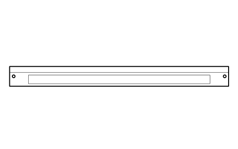 Vorschau des Symbols Shelf 1U, Block DCL_EL_SHELF_1U