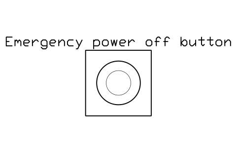 Vorschau des Symbols Emergency power off button, Block DCL_EPO_BUTTON