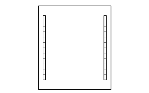 Vorschau des Symbols Wall cabinet frame 12U, Block DCL_FRAME_12U