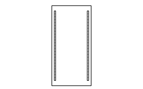 Vorschau des Symbols Rack frame 24U, Block DCL_FRAME_24U