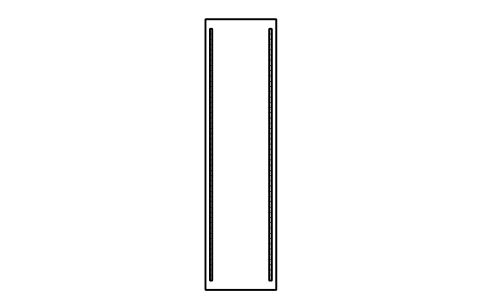 Vorschau des Symbols Rack frame 48U, Block DCL_FRAME_48U