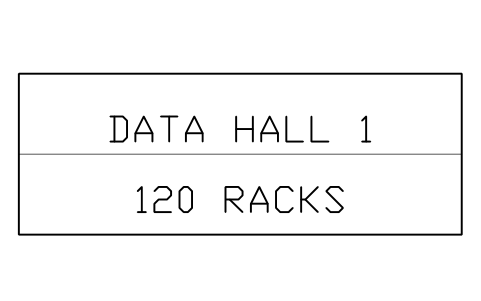 Vorschau des Symbols Data room label, Block DCL_ROOM_LABEL