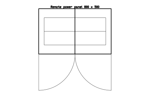 Vorschau des Symbols Remote power panel 800 x 500, Block DCL_RPP_800X500