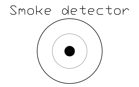 Vorschau des Symbols Smoke detector, Block DCL_SMOKE_DETECTOR
