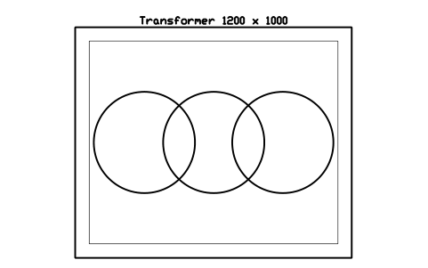Vorschau des Symbols Transformer 1200 x 1000, Block DCL_TRANSFORMER_1200