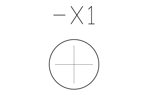Preview of the Pan head screw M5, front symbol, block DRL_SCREW_M5