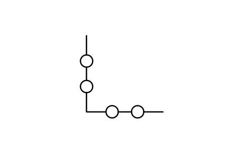 Prévia do símbolo System link, corner, bloco IS3_LINK_CORNER