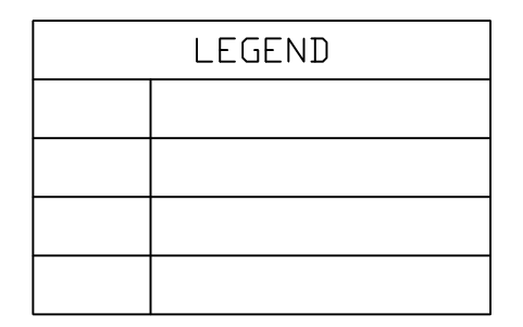 Legend frame sembolünün önizlemesi, blok ANNO_LEGEND_FRAME