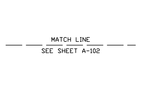 Match line sembolünün önizlemesi, blok ANNO_MATCH_LINE