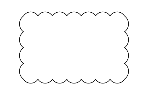 Revision cloud, rectangle sembolünün önizlemesi, blok ANNO_REV_CLOUD