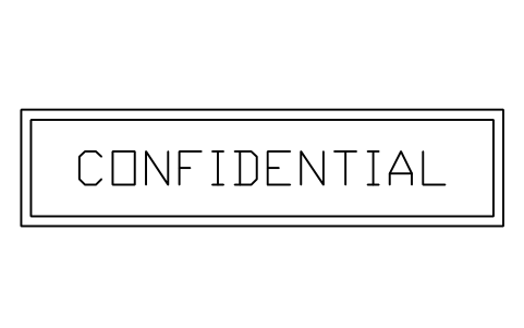 Stamp, confidential sembolünün önizlemesi, blok ANNO_STAMP_CONFIDENTIAL