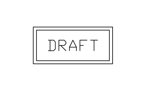 Stamp, draft sembolünün önizlemesi, blok ANNO_STAMP_DRAFT