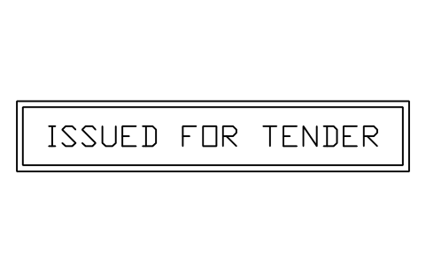 Stamp, issued for tender sembolünün önizlemesi, blok ANNO_STAMP_ISSUED_FOR_TENDER