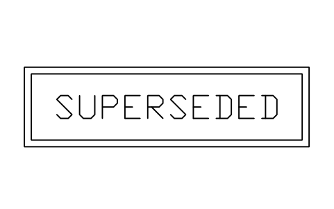 Stamp, superseded sembolünün önizlemesi, blok ANNO_STAMP_SUPERSEDED