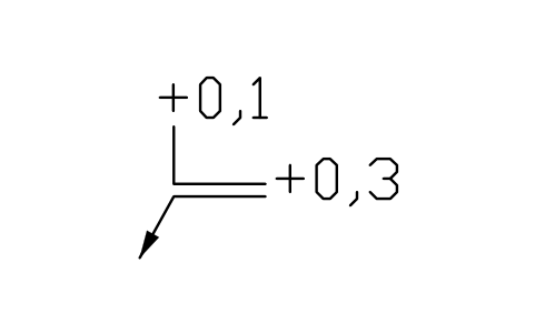 Vorschau des Symbols Unsymmetrisch a3 +0,1, a2 +0,3, Block EDG_ASYM_P0_1_P0_3