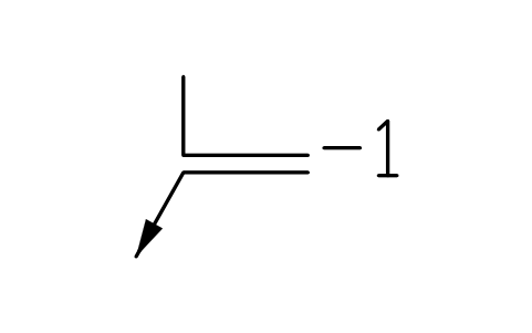 Vorschau des Symbols Eine Richtung, a2, -1, Block EDG_DIR_A2_M_1