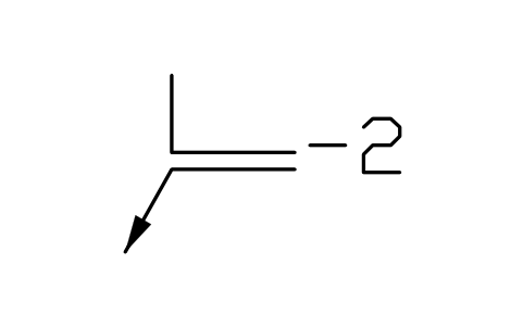 Vorschau des Symbols Eine Richtung, a2, -2, Block EDG_DIR_A2_M_2
