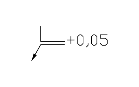 Vorschau des Symbols Eine Richtung, a2, +0,05, Block EDG_DIR_A2_P_0_05