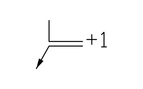 Vorschau des Symbols Eine Richtung, a2, +1, Block EDG_DIR_A2_P_1