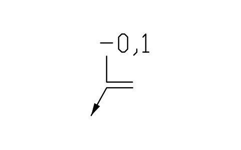 Vorschau des Symbols Eine Richtung, a3, -0,1, Block EDG_DIR_A3_M_0_1