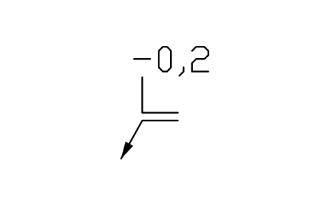 Vorschau des Symbols Eine Richtung, a3, -0,2, Block EDG_DIR_A3_M_0_2